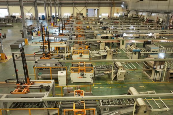 SPC flooring production line