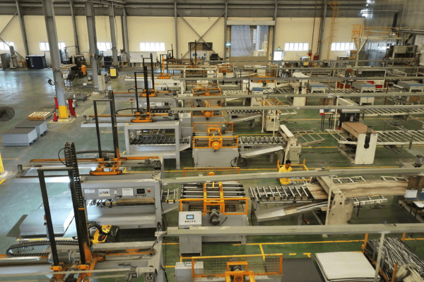 SPC flooring manufactured in Vietnam through an in-house production process